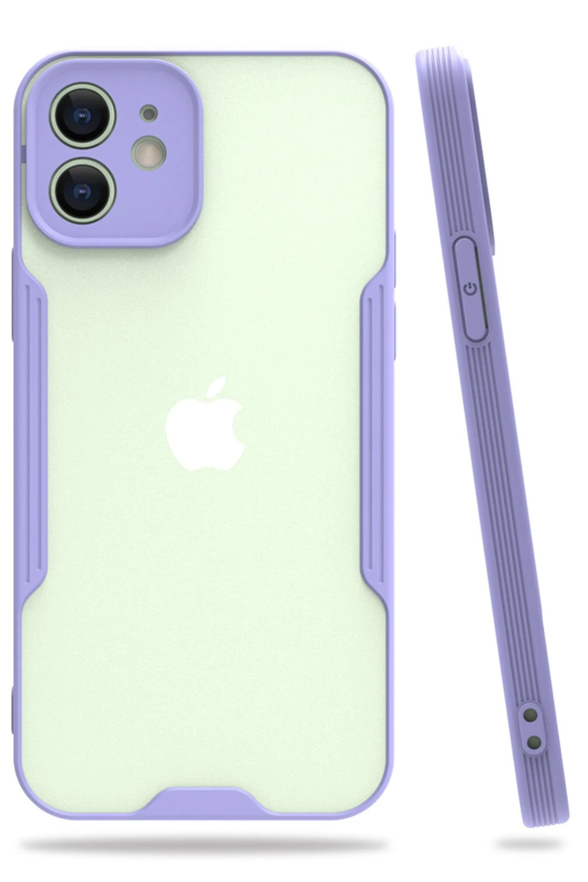 newface-iphone-12-kilif-platin-silikon-lila-default Uray store Apple iPhone 12 Kılıf Platin Silikon - Lila - Görsel 1