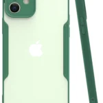 Uray store Apple iPhone 12 Kılıf Platin Silikon - Yeşil