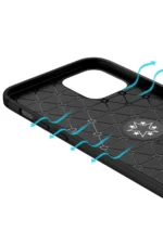 Uray store Apple iPhone 12 Kılıf Range Yüzüklü Silikon - Mavi - Görsel 7