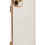 Uray store Apple iPhone 12 Kılıf Volet Silikon - Beyaz