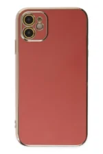 Uray store Apple iPhone 12 Kılıf Volet Silikon - Kırmızı - Görsel 2