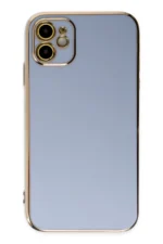 Uray store Apple iPhone 12 Kılıf Volet Silikon - Mavi - Görsel 2