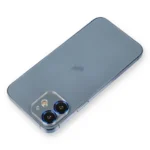 Uray store Apple iPhone 12 Metal Kamera Lens Koruma Cam - Mavi