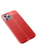 Uray store Apple iPhone 12 Pro Kılıf Auto Focus Kapak - Kırmızı - Görsel 2