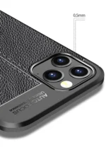 Uray store Apple iPhone 12 Pro Kılıf Auto Focus Kapak - Kırmızı - Görsel 4