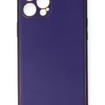 Uray store Apple iPhone 12 Pro Kılıf Coco Deri Silikon Kapak - Mor