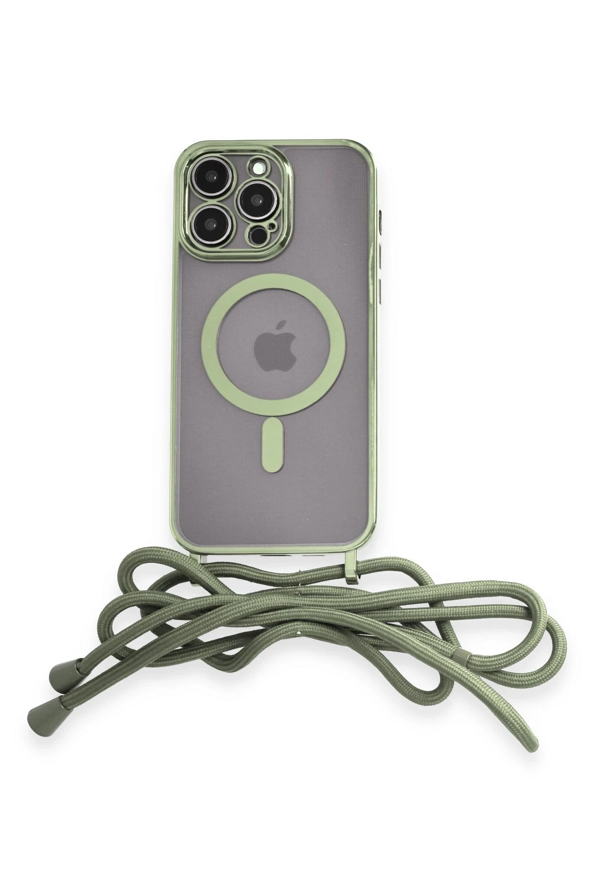 newface-iphone-12-pro-kilif-divo-lazer-askili-magsafe-kapak-koyu-yesil-default Uray store Apple iPhone 12 Pro Kılıf Divo Lazer Askılı Magsafe Kapak - Koyu Yeşil - Görsel 1
