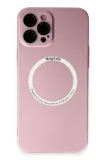 Uray store Apple iPhone 12 Pro Kılıf Jack Magneticsafe Lens Silikon - Rose Gold