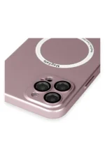 Uray store Apple iPhone 12 Pro Kılıf Jack Magneticsafe Lens Silikon - Rose Gold - Görsel 4
