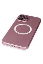 Uray store Apple iPhone 12 Pro Kılıf Jack Magneticsafe Lens Silikon - Rose Gold - Görsel 5