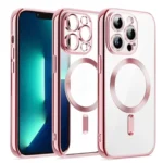 Uray store Apple iPhone 12 Pro Kılıf Kross Magneticsafe Kapak - Rose