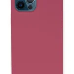 Uray store Apple iPhone 12 Pro Kılıf Lansman Legant Silikon - Fuşya
