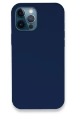 Uray store Apple iPhone 12 Pro Kılıf Lansman Legant Silikon - Lacivert