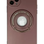 Uray store Apple iPhone 12 Pro Kılıf Lukka Magneticsafe Kapak - Kahverengi