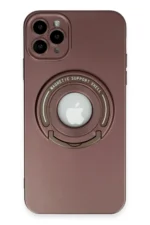 Uray store Apple iPhone 12 Pro Kılıf Lukka Magneticsafe Kapak - Kahverengi