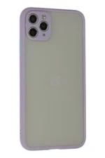 Uray store Apple iPhone 12 Pro Kılıf Montreal Silikon Kapak - Mor - Görsel 2