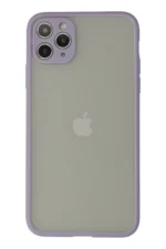 Uray store Apple iPhone 12 Pro Kılıf Montreal Silikon Kapak - Mor