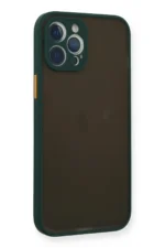 Uray store Apple iPhone 12 Pro Kılıf Montreal Silikon Kapak - Yeşil - Görsel 2