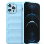 Uray store Apple iPhone 12 Pro Kılıf Optimum Silikon - Sky Blue