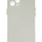 Uray store Apple iPhone 12 Pro Kılıf PP Ultra İnce Kapak - Beyaz