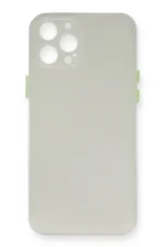 Uray store Apple iPhone 12 Pro Kılıf PP Ultra İnce Kapak - Beyaz