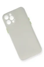 Uray store Apple iPhone 12 Pro Kılıf PP Ultra İnce Kapak - Beyaz - Görsel 3