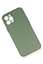 Uray store Apple iPhone 12 Pro Kılıf PP Ultra İnce Kapak - Yeşil - Görsel 3