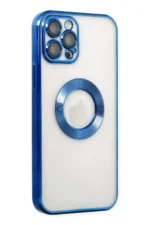 Uray store Apple iPhone 12 Pro Kılıf Slot Silikon - Mavi - Görsel 2