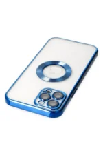 Uray store Apple iPhone 12 Pro Kılıf Slot Silikon - Mavi - Görsel 3