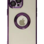 Uray store Apple iPhone 12 Pro Kılıf Slot Silikon - Mor