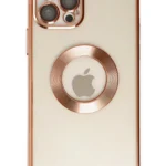 Uray store Apple iPhone 12 Pro Kılıf Slot Silikon - Rose Gold