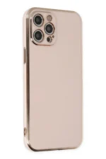 Uray store Apple iPhone 12 Pro Kılıf Volet Silikon - Pembe