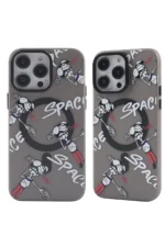 Uray store Apple iPhone 12 Pro Max Kılıf Apollo Magneticsafe Desenli Kapak - Apollo Siyah - 3