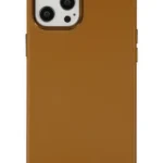 Uray store Apple iPhone 12 Pro Max Kılıf Asya Deri Silikon - Kahverengi