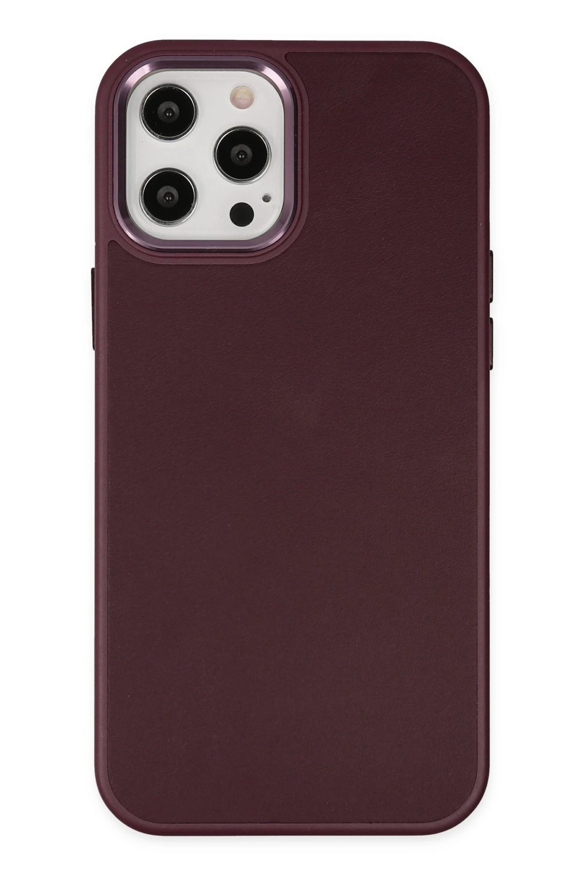 newface-iphone-12-pro-max-kilif-asya-deri-silikon-murdum-default Uray store Apple iPhone 12 Pro Max Kılıf Asya Deri Silikon - Mürdüm - Görsel 1