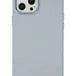 Uray store Apple iPhone 12 Pro Max Kılıf Asya Deri Silikon - Sierra Blue