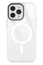 Uray store Apple iPhone 12 Pro Max Kılıf Beta Magneticsafe Silikon - Şeffaf