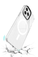 Uray store Apple iPhone 12 Pro Max Kılıf Beta Magneticsafe Silikon - Şeffaf - Görsel 4