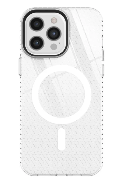 Uray store Apple iPhone 12 Pro Max Kılıf Beta Magneticsafe Silikon - Şeffaf