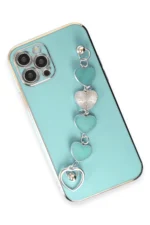Uray store Apple iPhone 12 Pro Max Kılıf Esila Silikon - Su Yeşili - Görsel 2