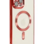 Uray store Apple iPhone 12 Pro Max Kılıf Kross Magneticsafe Kapak - Kırmızı