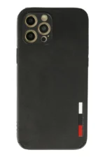 Uray store Apple iPhone 12 Pro Max Kılıf Loop Deri Silikon - Siyah