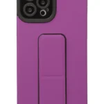 Uray store Apple iPhone 12 Pro Max Kılıf Mega Standlı Silikon - Mor