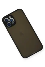 Uray store Apple iPhone 12 Pro Max Kılıf Montreal Silikon Kapak - Siyah - Görsel 3