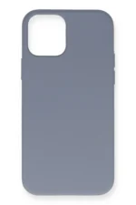 Uray store Apple iPhone 12 Pro Max Kılıf Nano içi Kadife Silikon - Gri