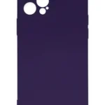 Uray store Apple iPhone 12 Pro Max Kılıf Nano içi Kadife Silikon - Mor