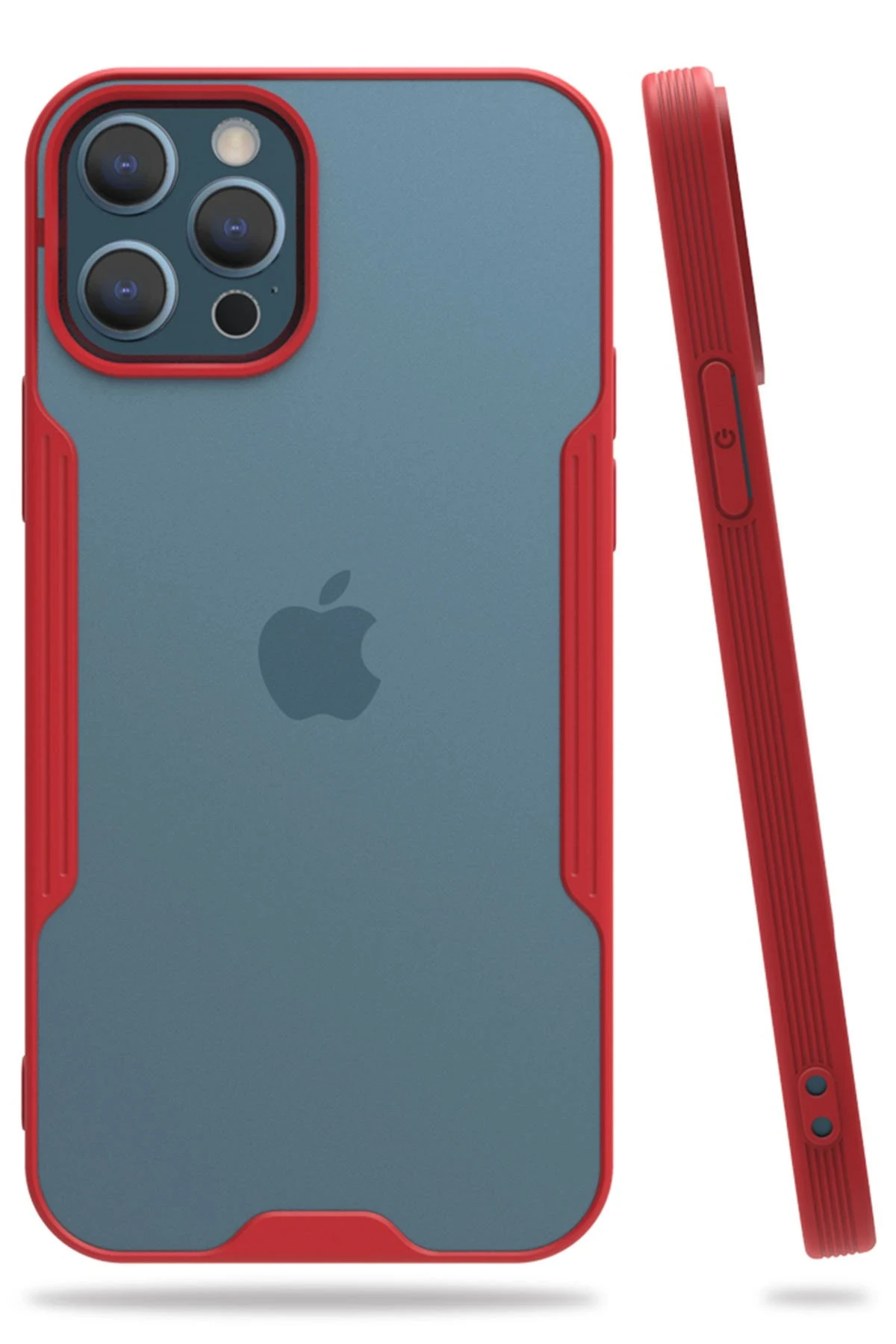 newface-iphone-12-pro-max-kilif-platin-silikon-kirmizi-default Uray store Apple iPhone 12 Pro Max Kılıf Platin Silikon - Kırmızı - Görsel 1