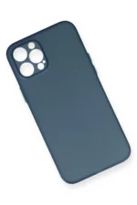 Uray store Apple iPhone 12 Pro Max Kılıf PP Ultra İnce Kapak - Mavi - Görsel 2