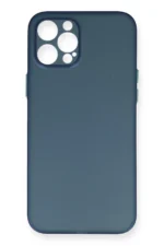 Uray store Apple iPhone 12 Pro Max Kılıf PP Ultra İnce Kapak - Mavi