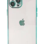 Uray store Apple iPhone 12 Pro Max Kılıf Razer Lensli Silikon - Yeşil